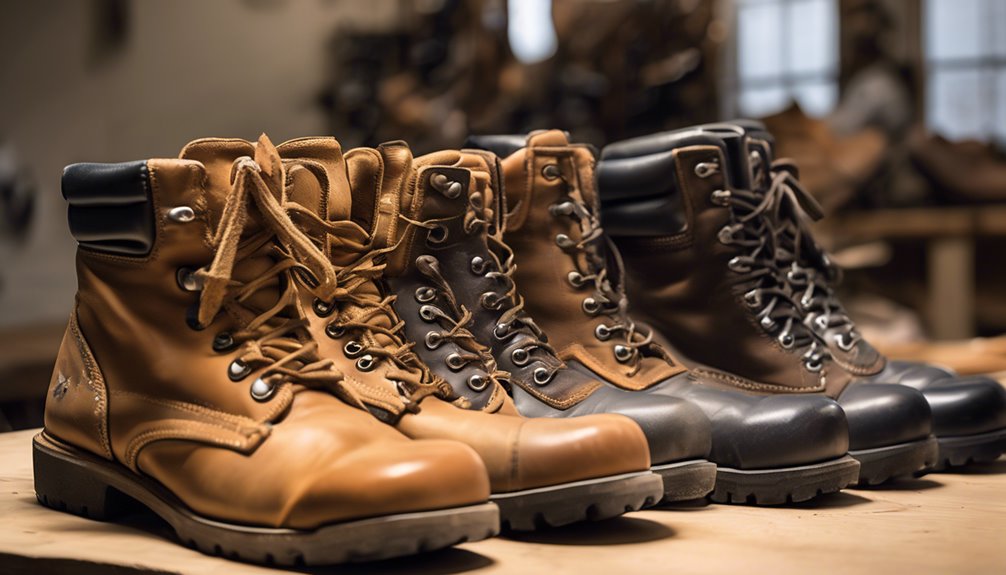 escolhendo botas de trabalho ideais